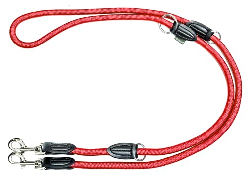 Leisegrün Hundeleine Derby | 2m Länge, Robustes Nylon, Flexibel verstellbar für mittelgroße bis große Hunde | Strahlendes Rot Leisegrün Hundeleine Derby | 2m Länge, Robustes Nylon, Flexibel verstellbar für mittelgroße bis große Hunde | Strahlendes Rot von Leisegrün