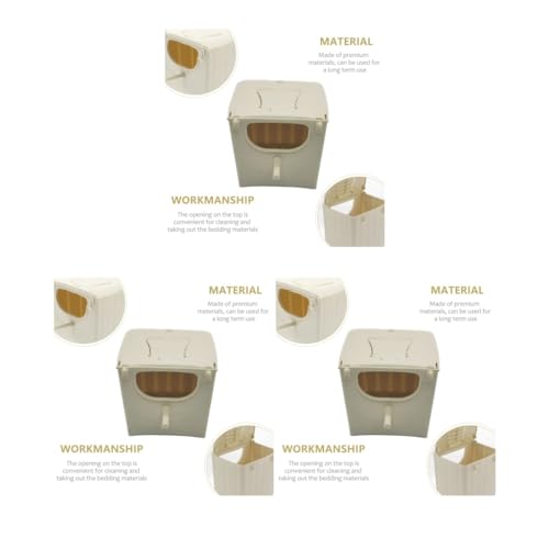 3er Set Vogelhütte hängend montiert mit Haken atmungsaktiv für Sittiche Lovebirds 3er Set Vogelhütte hängend montiert mit Haken atmungsaktiv für Sittiche Lovebirds von Leisurealeaneag