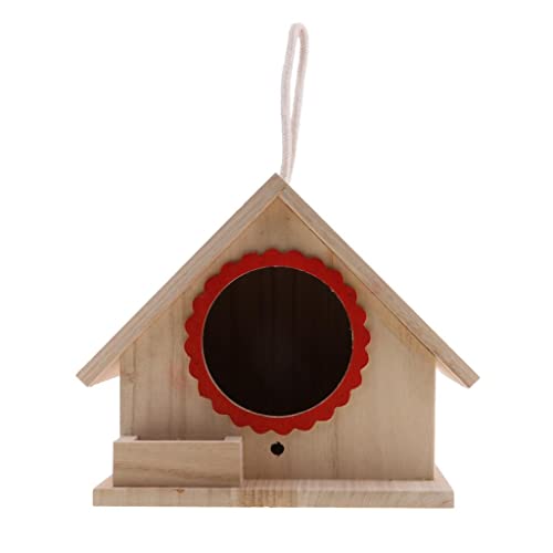 Vogelhaus Vogelhaus Vogelhaus Hängenest Nistkasten mit Seil 19x16x14cm von Leisurealeaneag