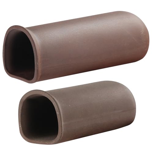 2pcs Aquariumhöhle für Wassertiere zum Züchten, dekorative Keramik -Garnelenhöhle, Glatte einfache multifunktionale Garnelen -Versteck für & kleine Aquariumfischsshhrimp 2pcs Aquariumhöhle für Wassertiere zum Züchten, dekorative Keramik -Garnelenhöhle, Glatte einfache multifunktionale Garnelen -Versteck für & kleine Aquariumfischsshhrimp von LejeMaek