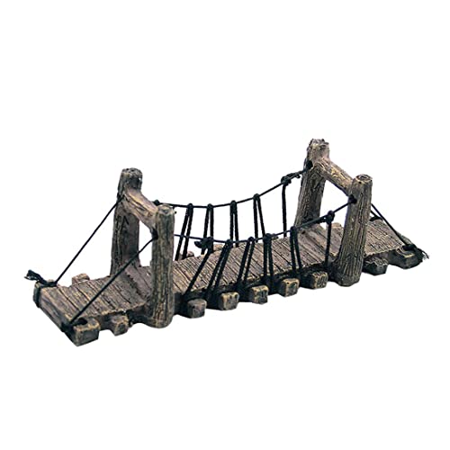 Aquarium Bridge Decor Harz Fisch versteckt Verzierung Unterwasserlandschaft Fischtank Hängende Brücke Aquarium Bridge Decor Harz Fisch versteckt Verzierung Unterwasserlandschaft Fischtank Hängende Brücke von LejeMaek