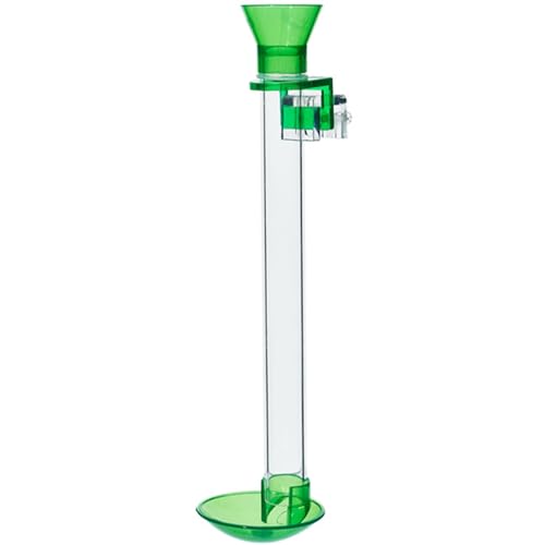 Aquarium-Fütterungsrohrset, 16 Zoll Acrylfisch-Fütterungsrohr mit Schaleschale, einfache Clip-Wand-montierte Fischfutterset Betta und Shrimptube von LejeMaek