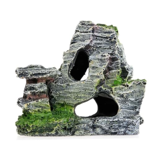 Aquarium Rockery Hiding Rock Cave Decor Unterwasser Landschaft Bergansicht Ornament Fischtank Rockerie von LejeMaek