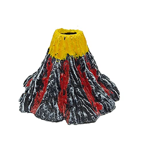 Aquariumsimulationslandschaft Aquarium Vulkan Ornamente mit LED Light Air Bubbler Stone Kit für Fischtankdekoration S -Simulationslandschaft Aquariumsimulationslandschaft Aquarium Vulkan Ornamente mit LED Light Air Bubbler Stone Kit für Fischtankdekoration S -Simulationslandschaft von LejeMaek