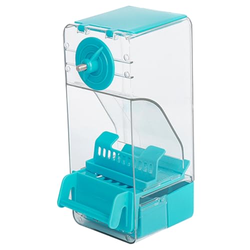 Automatischer Vogelfutterleiter, Hängen ohne Mess Vogelhäuschen, großer Kapazitätskäfig mit Barsch, waschbar für Käfig, Zubehör für Papageienkockary Canary Automatic von LejeMaek