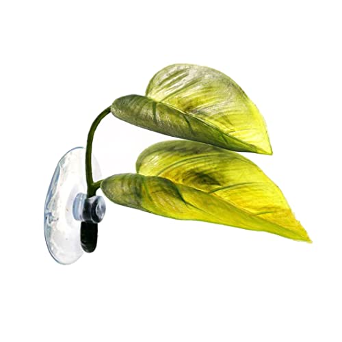 Betta Hängematte Blattbett Fischspielzeug Plastikpflanze zum Laichen Ruhing Aquarium Fischtank Dekoration Style2 Betta Hängematte von LejeMaek