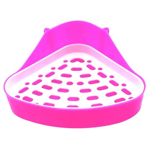 Bunny Litterbox Dual -Layer -Ecke 9.7x6.9x3.7in Kunststoff Meerschweinchen -Katzentoilette mit Fixierer Abnehmbarer waschbarer Hamster Frettchen kleines Tier Bunny Litterbox Dual -Layer -Ecke 9.7x6.9x3.7in Kunststoff Meerschweinchen -Katzentoilette mit Fixierer Abnehmbarer waschbarer Hamster Frettchen kleines Tier von LejeMaek