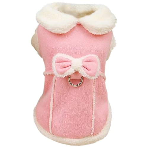 Hund Fleece Pullover für kleine Hund Mädchen warmes Fleece Mantel weiche Weste mit Bug und D-Ring süße Winterkleidung mit Fuzzy-Kragen für Winterzubehör s s Hund Fleece Pullover für kleine Hund Mädchen warmes Fleece Mantel weiche Weste mit Bug und D-Ring süße Winterkleidung mit Fuzzy-Kragen für Winterzubehör s s von LejeMaek