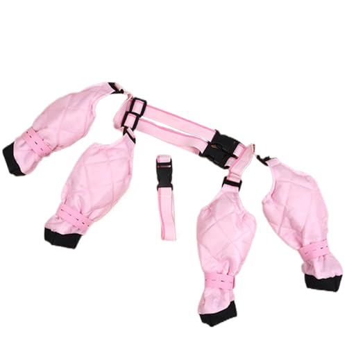 Hund Hosendiefstiefel süße wasserdichte Hundeschuhe Winter atmungsaktive Stiefel mit verstellbarem Schnalle -Gurt im Freien im Freien für Hunde, m Hund Hosendiefstiefel süße wasserdichte Hundeschuhe Winter atmungsaktive Stiefel mit verstellbarem Schnalle -Gurt im Freien im Freien für Hunde, m von LejeMaek