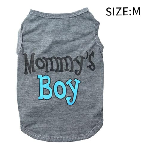 Hund Vest Mamas Junge Welpe ärmelloses T-Shirt Haustier Sommer Kostüm Kleidung grau m Hund Vest Mamas Junge Welpe ärmelloses T-Shirt Haustier Sommer Kostüm Kleidung grau m von LejeMaek