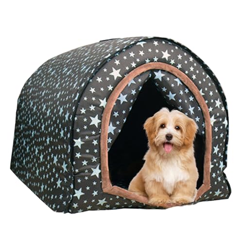 LejeMaek Hundehaus Outdoor 2 in 1 groß isoliert mit warmen matten abnehmbaren Zeltwaschable Nicht -Slip -Höhle Sternenhimmel Himmel Kennel Innen für Winter weniger als 4,5 kg Hundhouse LejeMaek Hundehaus Outdoor 2 in 1 groß isoliert mit warmen matten abnehmbaren Zeltwaschable Nicht -Slip -Höhle Sternenhimmel Himmel Kennel Innen für Winter weniger als 4,5 kg Hundhouse von LejeMaek