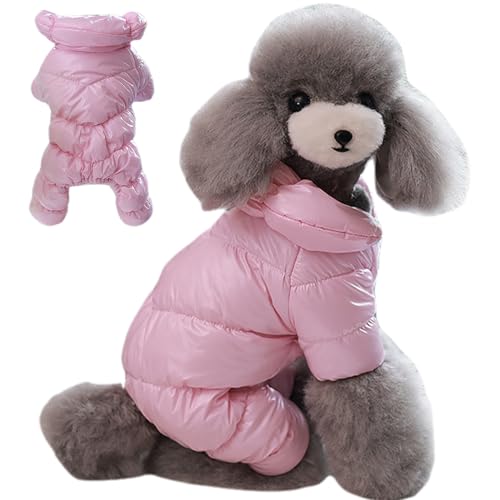 Hundemantel, verdickter Warmer Hund Wintermantel, wasserdichte Winddichte Jacke mit Kragen und Knopfverschluss, Vollkörper -Schneeanzug für kleine Outdoor -Aktivitäten Hundemantel, verdickter Warmer Hund Wintermantel, wasserdichte Winddichte Jacke mit Kragen und Knopfverschluss, Vollkörper -Schneeanzug für kleine Outdoor -Aktivitäten von LejeMaek