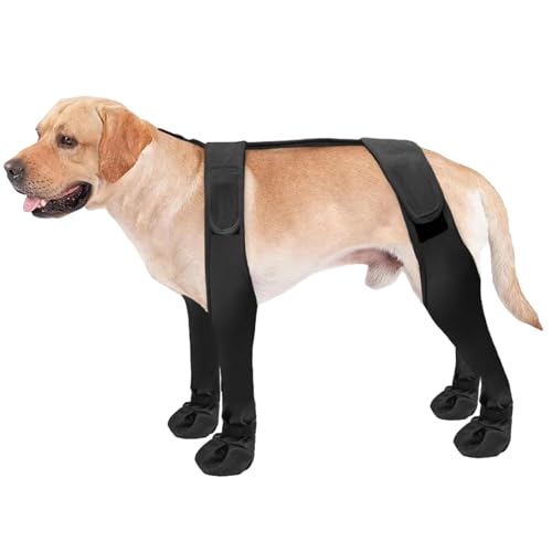 Hundestiefel für den Winter, Anti-Rutsch-Hosenteil-Hund Winterstiefel mit verstellbarem Riemen, Schneeschuhe für Hunde Schnee Regen Wanderpfoten Beschütze s s Hundestiefel für den Winter, Anti-Rutsch-Hosenteil-Hund Winterstiefel mit verstellbarem Riemen, Schneeschuhe für Hunde Schnee Regen Wanderpfoten Beschütze s s von LejeMaek