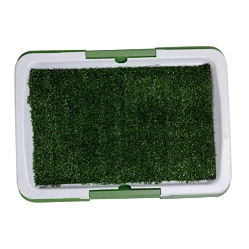LejeMaek Hundetraining Toilette Welpe Pee Töpfchen Pad Spritzproof künstlicher Graspolster mit Tablett LejeMaek Hundetraining Toilette Welpe Pee Töpfchen Pad Spritzproof künstlicher Graspolster mit Tablett von LejeMaek