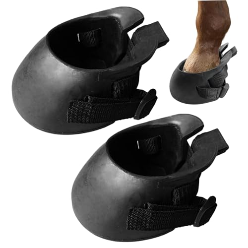 LejeMaek 1 Paar Pferdehufstiefel für Pferde, Gummi -Schutzstiefel für Wundbewirtschaftung, Laminitis, Abszessbehandlung, Pferdekleidung, M. LejeMaek 1 Paar Pferdehufstiefel für Pferde, Gummi -Schutzstiefel für Wundbewirtschaftung, Laminitis, Abszessbehandlung, Pferdekleidung, M. von LejeMaek