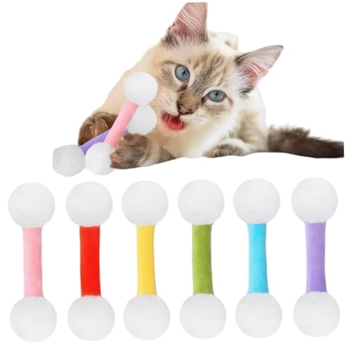 LejeMaek 6pcs cat Nip Spielzeug, interaktiver Bissfest weiches sicheres Plüschkatze -Kinderspielzeug für PET Interactive Toy LejeMaek 6pcs cat Nip Spielzeug, interaktiver Bissfest weiches sicheres Plüschkatze -Kinderspielzeug für PET Interactive Toy von LejeMaek