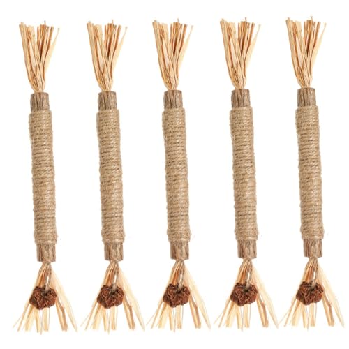 LejeMaek Silvervine for Cats 5PCS Natural Ingredients Catnip Sticks Safe Cat Chew Toys for Cat Dental Care Teeth Cleaning and Stress Release Catnip Sticks LejeMaek Silvervine for Cats 5PCS Natural Ingredients Catnip Sticks Safe Cat Chew Toys for Cat Dental Care Teeth Cleaning and Stress Release Catnip Sticks von LejeMaek