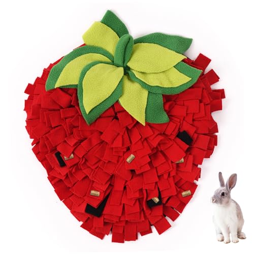 LejeMaek Snuffle Matte für Hunde, 13, 8x17, 7 Zoll Polyester Erdbeer-Snuffelmatte für Katzen, interaktives Training mit Anti-Rutsch-Backing für Ihre Haustiere LejeMaek Snuffle Matte für Hunde, 13, 8x17, 7 Zoll Polyester Erdbeer-Snuffelmatte für Katzen, interaktives Training mit Anti-Rutsch-Backing für Ihre Haustiere von LejeMaek