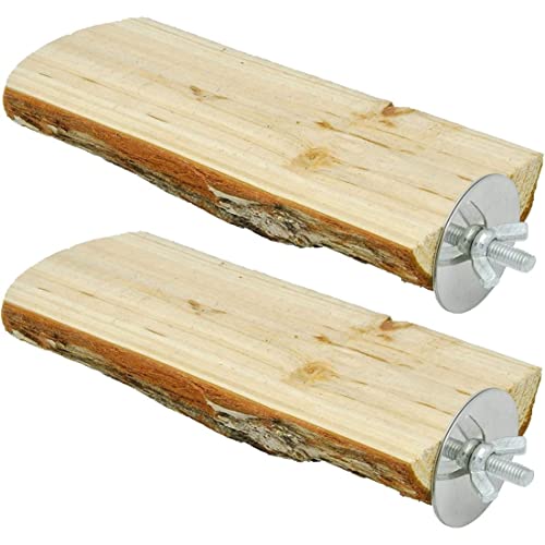 LejeMaek Papageienkäfig Barsch, Holz für Vögel (2 Packungen) von LejeMaek