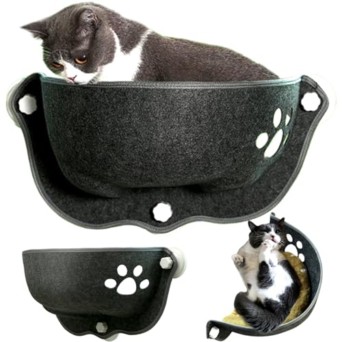 Saugbecher Katzenbett Fenster 20 x 11 x 11 Halbmond-Katze Fenster Hängematte Starkes Saugbett Waschmaschinen-Auto Hängematte weiche Lounge, Sonnenbading Saugbecher Katzenbett Fenster 20 x 11 x 11 Halbmond-Katze Fenster Hängematte Starkes Saugbett Waschmaschinen-Auto Hängematte weiche Lounge, Sonnenbading von LejeMaek