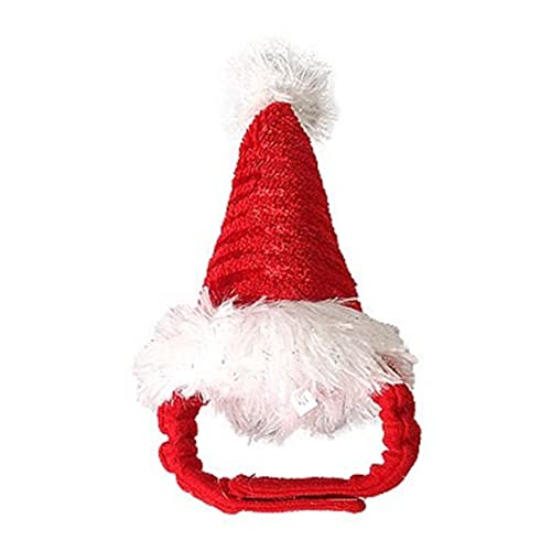 Weihnachtstierhut Katze Weihnachtsmütze Meerschweinchen Kostüm Haustier Haarzubehör für kleine Tiere Katze Weihnachten von LejeMaek