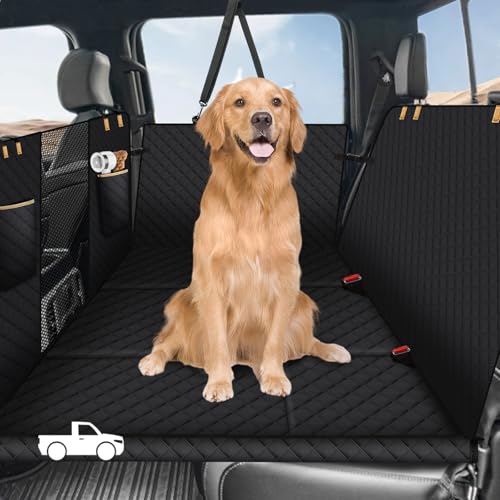 Lekeinchi Hundedecke Auto Rückbank - Auto Hundedecke Rücksitz mit Sechs Stabilen Hartholzplatten und Sicherheitsgurten - Wasserdicht & Kratzfest & Sturzprävention Hundematte für LKW, SUV, Schwarz(L) Lekeinchi Hundedecke Auto Rückbank - Auto Hundedecke Rücksitz mit Sechs Stabilen Hartholzplatten und Sicherheitsgurten - Wasserdicht & Kratzfest & Sturzprävention Hundematte für LKW, SUV, Schwarz(L) von Lekeinchi