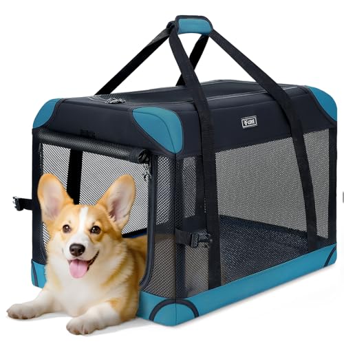 Lekereise Tragbare faltbare Hundebox, Reise-Hundebox für große Katzen und kleine Hunde, drinnen und draußen Lekereise Tragbare faltbare Hundebox, Reise-Hundebox für große Katzen und kleine Hunde, drinnen und draußen von Lekereise