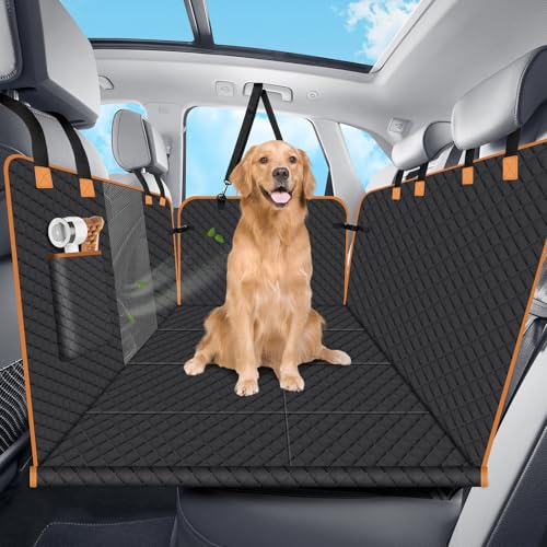 Lekespring Hunde-Autositzbezug für Rücksitz, Hunde-Autobettbezug mit starker harter Unterseite, 4 Paneele, Auto-Rücksitzverlängerung für Hunde, Hundehängematte für Auto, SUV, LKW, Schwarz Lekespring Hunde-Autositzbezug für Rücksitz, Hunde-Autobettbezug mit starker harter Unterseite, 4 Paneele, Auto-Rücksitzverlängerung für Hunde, Hundehängematte für Auto, SUV, LKW, Schwarz von Lekespring