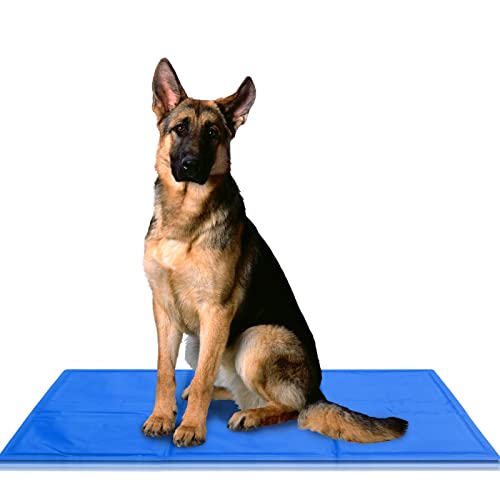 Pet Cooling Ice Pad, Reusable Pet Ice Pad, Small Dog Cat Pet Self Cooling Gel Mat Heat Pad, Non-Toxic Activated Gel Cooling Mat For Dogs, Keep Cool Mat - Cat & Dog Cooling Mat von Leling