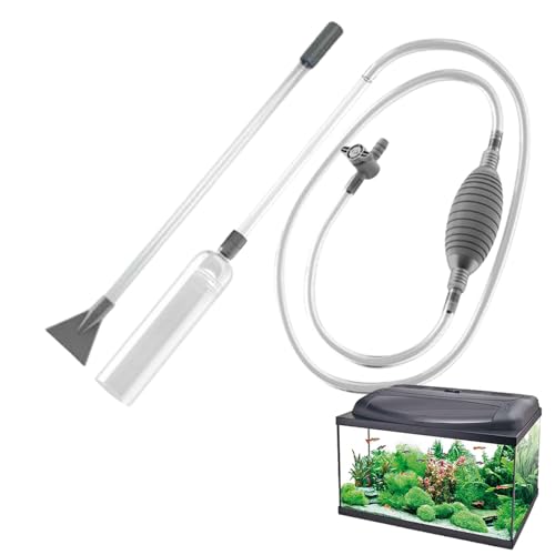 Lembeauty Aquarium-Reinigungsset, Aquarium-Vakuum-Kiesreiniger, 2-in-1-Kiessauger für Aquarien, 9,84 Fuß Schlauch, Haushalts-Schnellpumpen-Wasserwechsler für Aquarien, Einstellbarer Wasserdurchfluss Lembeauty Aquarium-Reinigungsset, Aquarium-Vakuum-Kiesreiniger, 2-in-1-Kiessauger für Aquarien, 9,84 Fuß Schlauch, Haushalts-Schnellpumpen-Wasserwechsler für Aquarien, Einstellbarer Wasserdurchfluss von Lembeauty