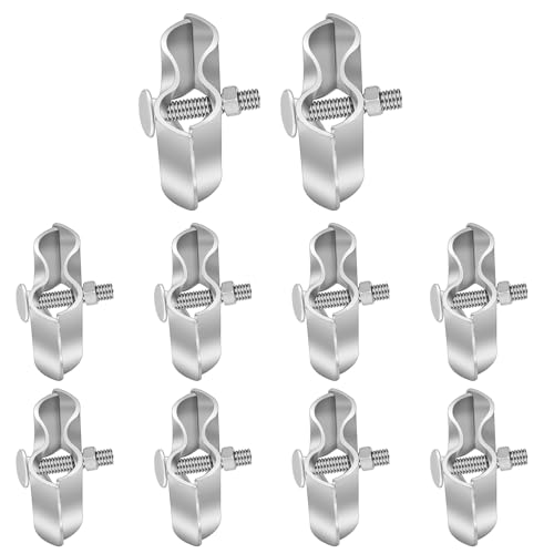 10 Set Maschendrahtzaun-Plattenklemmen – Hundehüttenklemmen: für 3,5 cm Maschendrahtzaun-Rohrpaneelrahmen für Hundehütten/Hundeausläufe oder temporäre Maschendrahtzaun. Sattelklemmen 10 Set Maschendrahtzaun-Plattenklemmen – Hundehüttenklemmen: für 3,5 cm Maschendrahtzaun-Rohrpaneelrahmen für Hundehütten/Hundeausläufe oder temporäre Maschendrahtzaun. Sattelklemmen von Lemecima