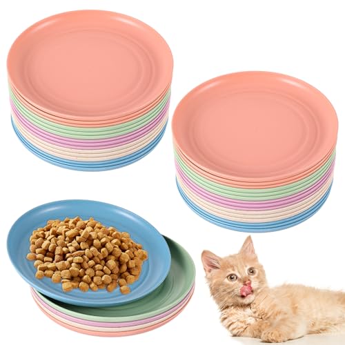 30 Stück Whisker Müdigkeit Relief Katzennapf Flach Katzenfutter Schüssel Breit und Klein Haustier Teller Breite Streunende Katzen Nasse Futternäpfe für Frettchen Wildkatzen Kätzchen Kurzbeinige Katze, 30 Stück Whisker Müdigkeit Relief Katzennapf Flach Katzenfutter Schüssel Breit und Klein Haustier Teller Breite Streunende Katzen Nasse Futternäpfe für Frettchen Wildkatzen Kätzchen Kurzbeinige Katze, von Lemecima