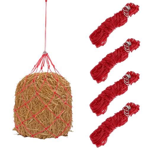 Heunetz für langsames Füttern, Heunetz für Pferde, langsames Füttern, Heunetz für Pferde, langsames Füttern, 101,6 cm Länge mit 5,1 cm Löchern, hängendes Pferdefutternetz für Pferde, Ziegen, Rinder, Heunetz für langsames Füttern, Heunetz für Pferde, langsames Füttern, Heunetz für Pferde, langsames Füttern, 101,6 cm Länge mit 5,1 cm Löchern, hängendes Pferdefutternetz für Pferde, Ziegen, Rinder, von Lemecima