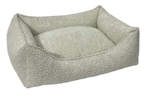 Leo4dog . Sofa Boucle Hundebett Hundekissen Hundesofa. Bezug abnehmbar waschbar. (Creme, XL 115x90) von Leo4dog