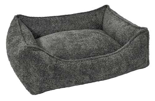 Leo4dog . Sofa Boucle Hundebett Hundekissen Hundesofa. Bezug abnehmbar waschbar. (Graphit, XL 115x90) von Leo4dog