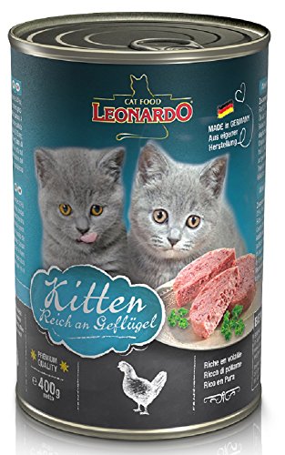 6 x 400g Leonardo Kitten reich an Geflügel Premium Katzenfutter 6 x 400g Leonardo Kitten reich an Geflügel Premium Katzenfutter von Leonardo