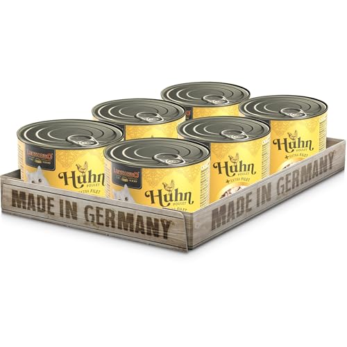 LEONARDO Huhn + extra Filet | (6 x 200g) Huhn + extra Hühnerfilet | Nassfutter mit extra Filet | Getreidefrei mit extra hohem Fleischanteil von Leonardo