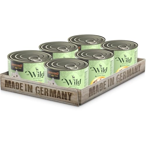 LEONARDO mit Wild + extra Filet | (6 x 200g) Lamm + extra Hühnerfilet | Nassfutter mit extra Filet | Getreidefrei mit extra hohem Fleischanteil von Leonardo