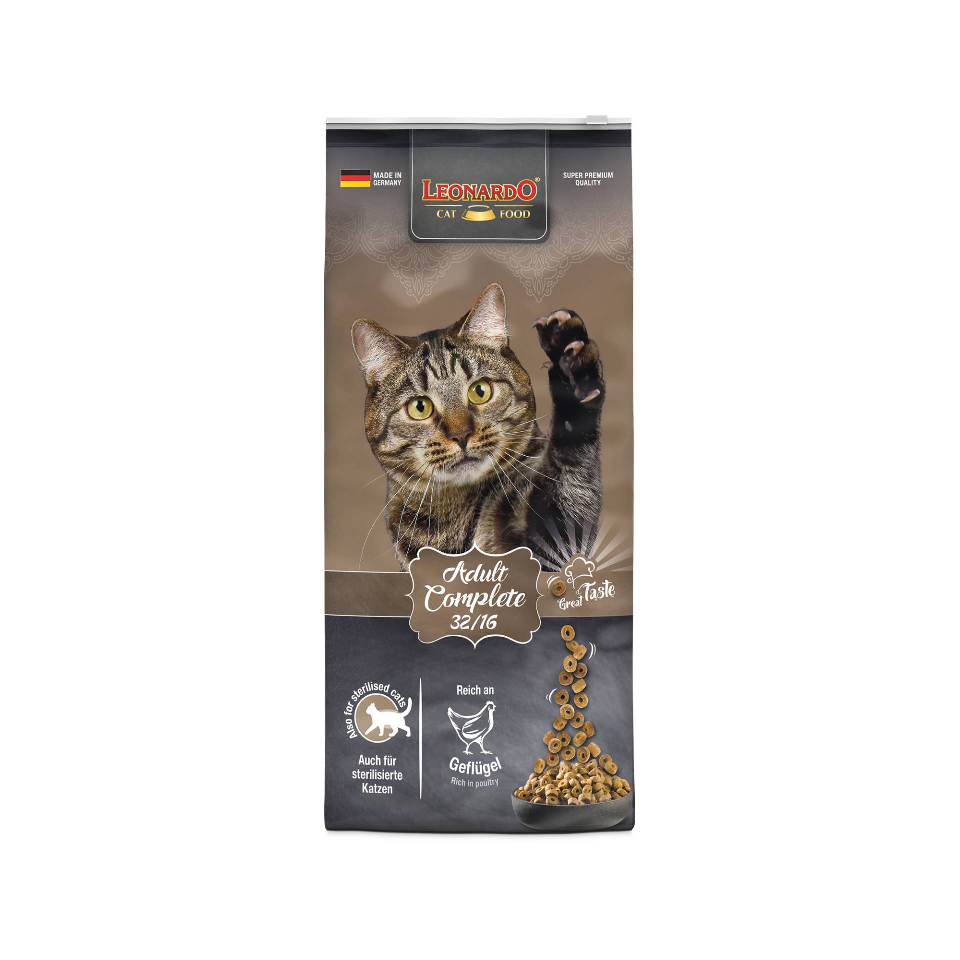 Leonardo - Adult Complete 32/16 - Katzenfutter - 15 kg von Leonardo