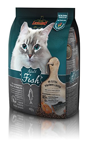 Leonardo Adult Fish [400g] Katzenfutter | Trockenfutter für Katzen | Alleinfuttermittel für ausgewachsene Katzen Aller Rassen ab 1 Jahr von Leonardo