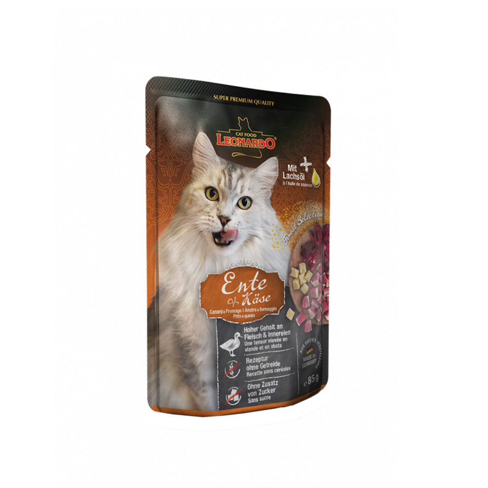 Leonardo Adult Katze Nassfutter - Kalb + Gemüse - 16 x 85 g von Leonardo