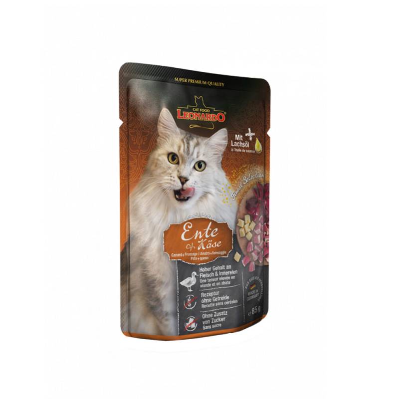 Leonardo Adult Katze Nassfutter - Lamm + Cranberries - 16 x 85 g von Leonardo