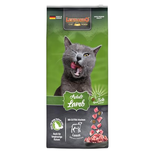 Leonardo Adult Lamb [15kg] Katzenfutter | Trockenfutter für Katzen | Alleinfuttermittel für ausgewachsene Katzen Aller Rassen ab 1 Jahr von Leonardo