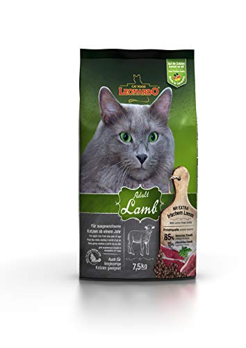 Leonardo Adult Lamb [7,5kg] Katzenfutter | Trockenfutter für Katzen | Alleinfuttermittel für ausgewachsene Katzen Aller Rassen ab 1 Jahr von Leonardo