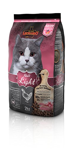 Leonardo Adult Light [2kg] Katzenfutter | Diät Trockenfutter für Katzen | Alleinfuttermittel für Katzenrassen ab 1 Jahr von Leonardo