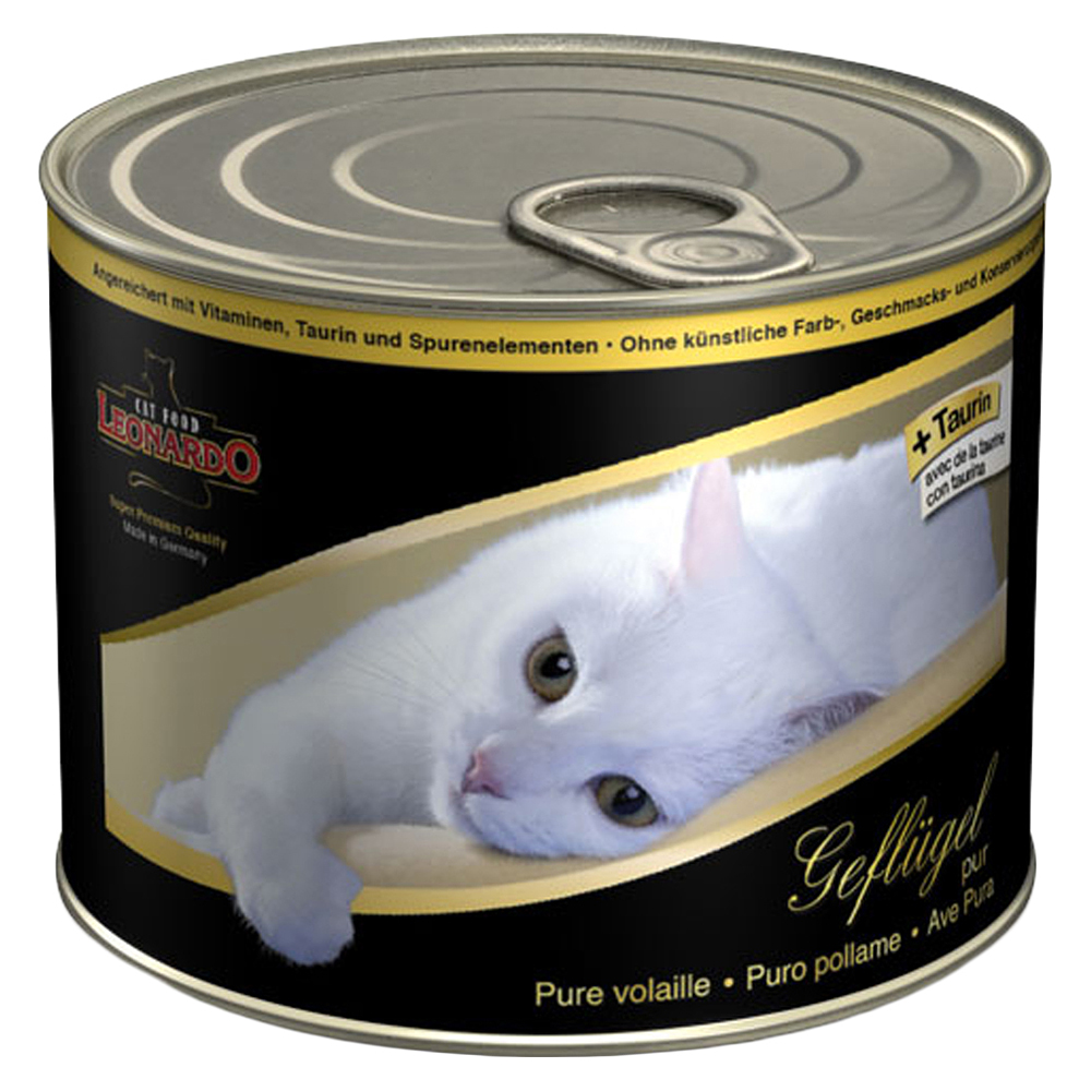 Leonardo Katzenfutter All Meat 24 x 200 g - Geflügel pur Leonardo Katzenfutter All Meat 24 x 200 g - Geflügel pur von Leonardo