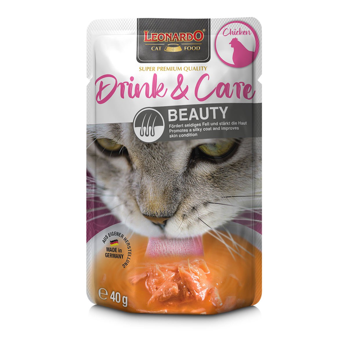Leonardo Drink & Care Beauty Chicken 10x 40g Leonardo Drink & Care Beauty Chicken 10x 40g von Leonardo