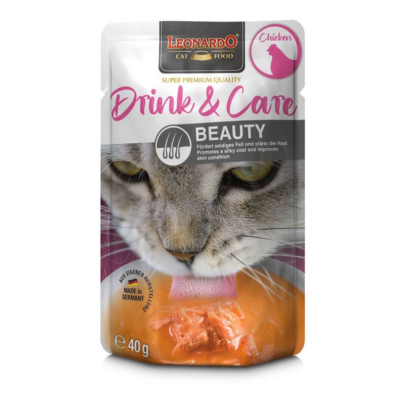 Leonardo Drink & Care Beauty Chicken 20x 40g von Leonardo