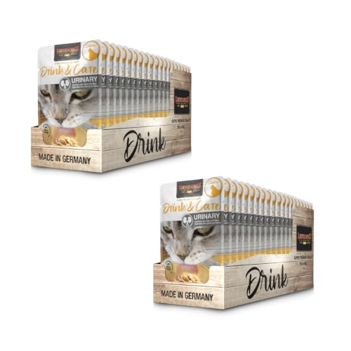 Leonardo Drink & Care Chicken | Doppelpack | 2 x 20 x 40 g | Ergänzungsfuttermittel für ausgewachsene Katzen ab einem Jahr | Für kleine Trinkmuffel mit weniger Durst Leonardo Drink & Care Chicken | Doppelpack | 2 x 20 x 40 g | Ergänzungsfuttermittel für ausgewachsene Katzen ab einem Jahr | Für kleine Trinkmuffel mit weniger Durst von Leonardo