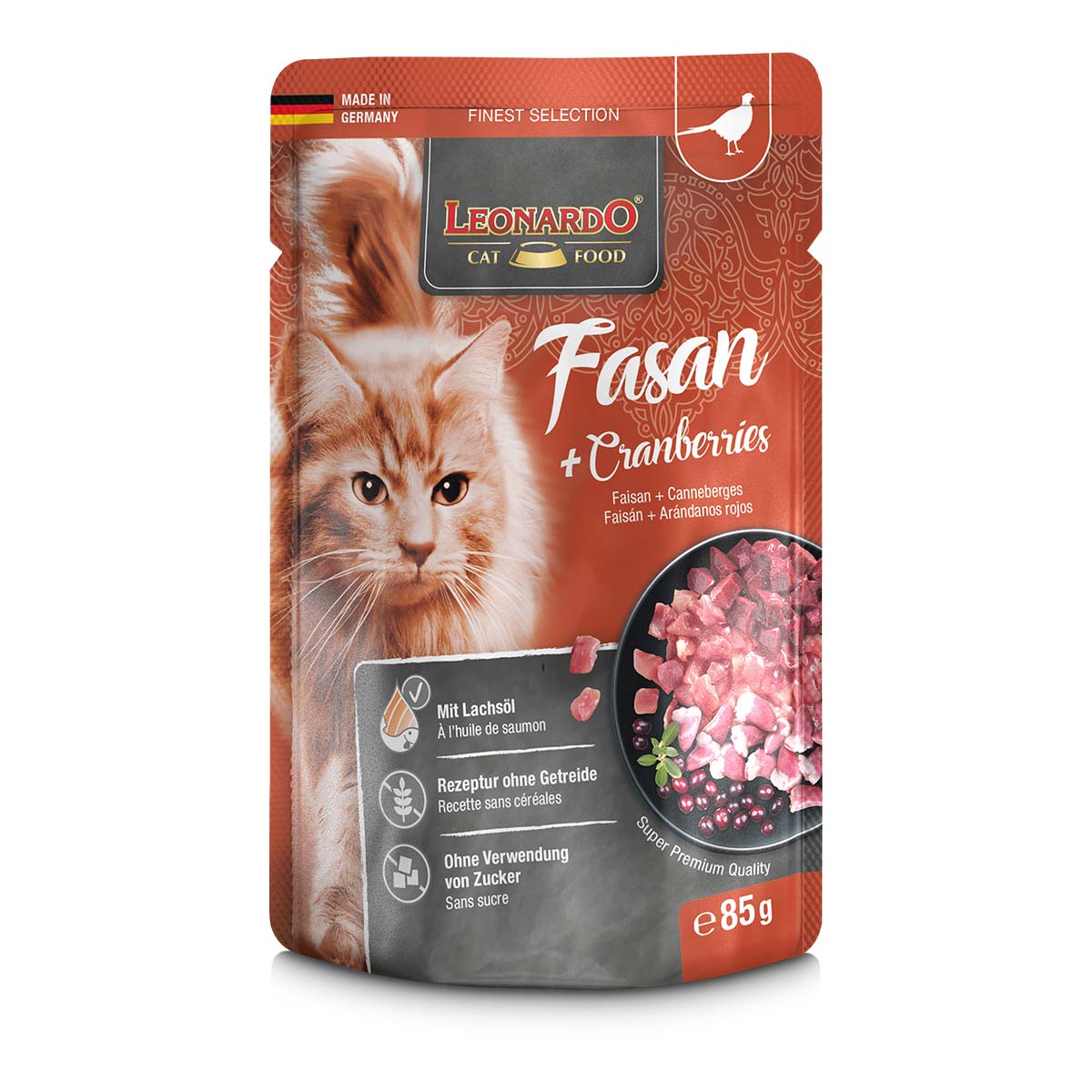 Leonardo Finest Selection Fasan und Cranberries 32x85g von Leonardo